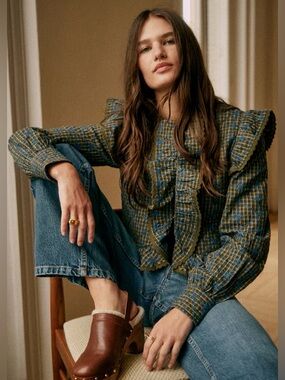 Sézane Axel Jacket Size US 2/ FR 34/ UK 6 NWT